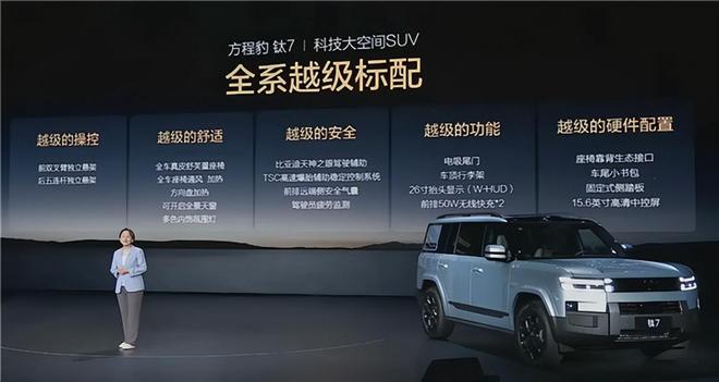 2万！方程豹钛7上市配置直接拉满K8凯发5米硬派SUV顶配不到2(图8)